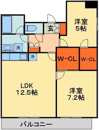 パークアクシス千葉新町　の物件間取画像